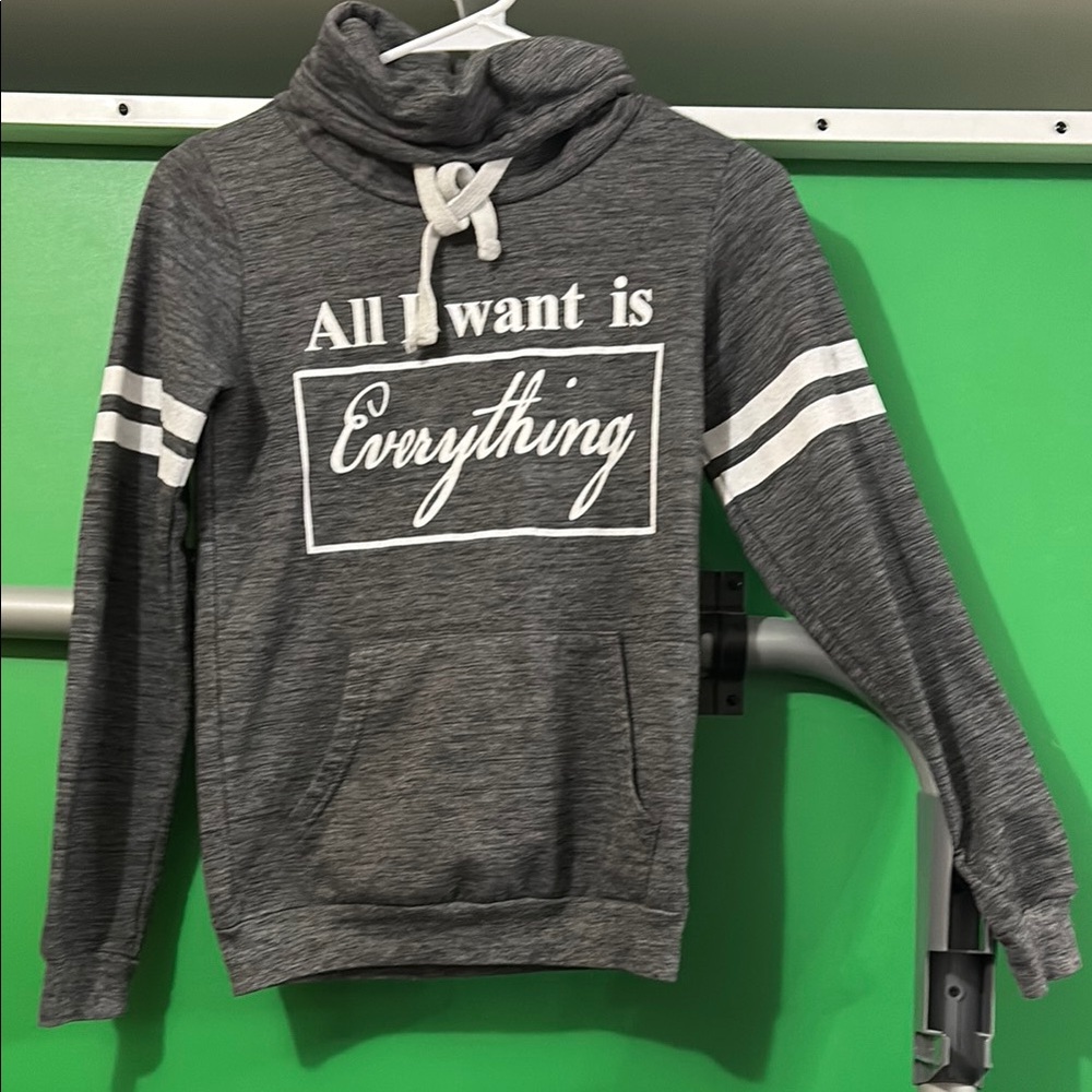 Gray Graphic women’s Hoodie